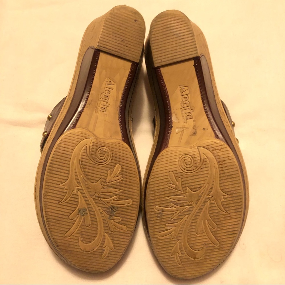 Alegría Lana wedge slip on sandals style,comfort & sport all in one dark cheerry - Picture 6 of 7